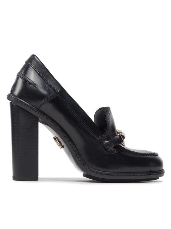 Tommy Hilfiger Laiviņas Tommy Hilfiger Twist High Heel Loafer FW0FW06692 Melns