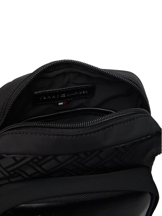 Tommy Hilfiger Brašna Tommy Hilfiger Th Nylon Jaquard Mini Reporter AM0AM14412 Černá