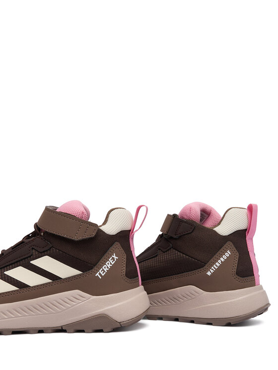 adidas Παπούτσια πεζοπορίας adidas Terrex Anylander Mid Climaproof Children Hiking Shoes KJ2670 Καφέ