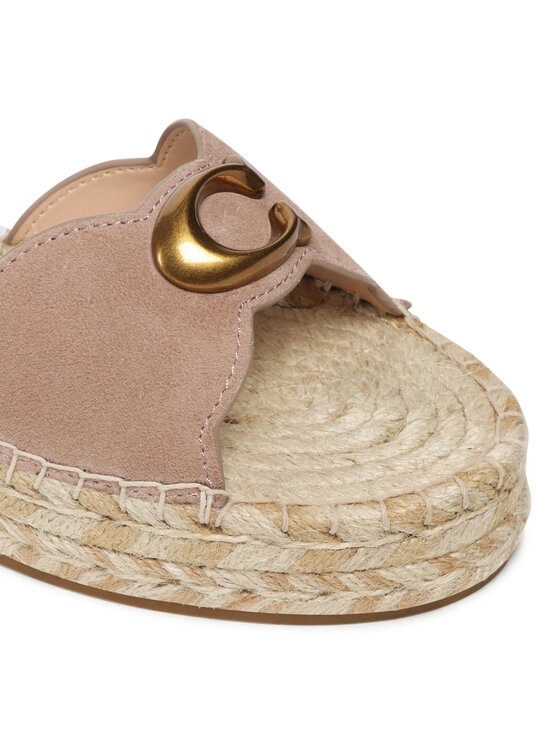 Coach Espadrilky Coach Dillon Suede C8986 Tau Béžová