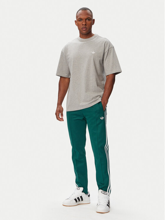 adidas adidas Футболка Trefoil Essentials IA7533 Світло-сірий Regular Fit