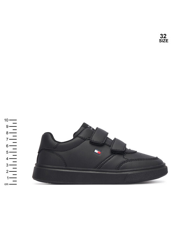 Tommy Hilfiger Sneakersy Tommy Hilfiger Low Cut Velcro Sneaker T3X9-35240-1355 M Czarny