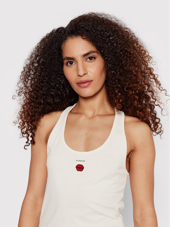 PINKO Pinko Τοπ Capriate 1G178F Y7WQ Μπεζ Regular Fit