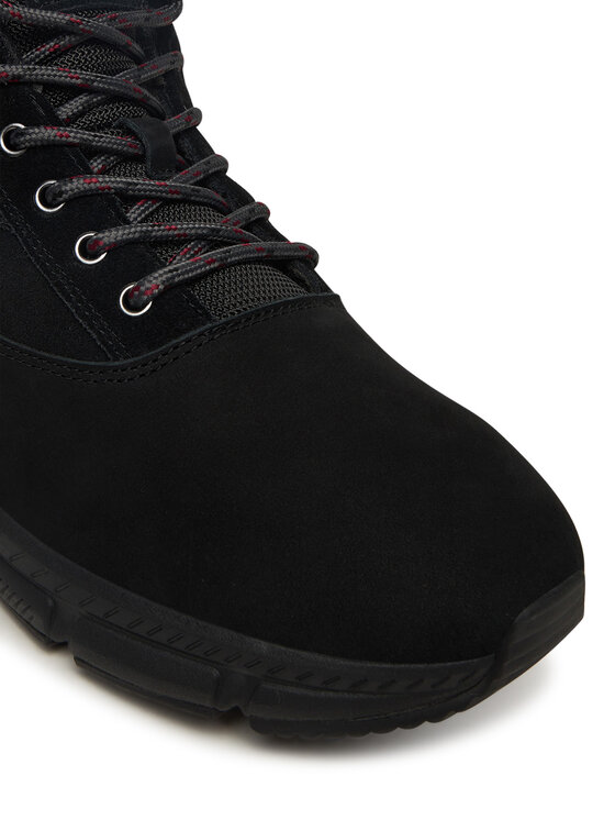 Tommy Hilfiger Puszābaki Tommy Hilfiger Hilfiger W Nbk Sde Hybrid Boot FM0FM05609 Melns