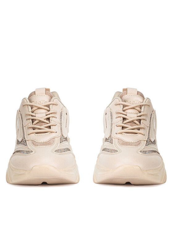DeeZee Sneakersy DeeZee CEO-SK-MI27-1 Beżowy