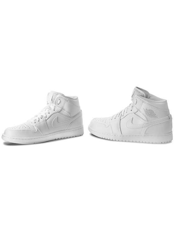 Nike Sneakersy Nike Air Jordan 1 Mid 554724 104 Biały