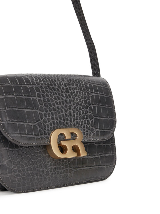 GINO ROSSI Kabelka Gino Rossi CEO-LINA-KQ44-CROCCO Sivá