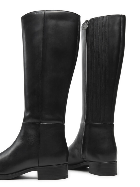 Geox Cizme lungi riding Geox D Felicity D D84G1D 00043 C9999 Negru