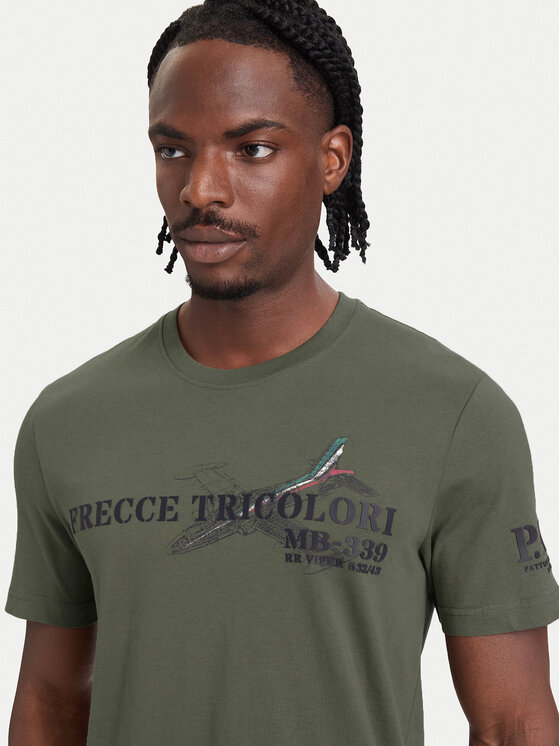 Aeronautica Militare Aeronautica Militare Camiseta 262TS2541UJ00750 Caqui Regular Fit