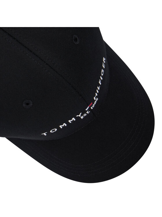 Tommy Hilfiger Gorra con visera Tommy Hilfiger Th Established Cap AM0AM07352 Negro