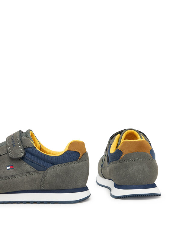 Tommy Hilfiger Sneakers Tommy Hilfiger Low Cut Velcro Sneaker T1X9-35253-1960 S Verde