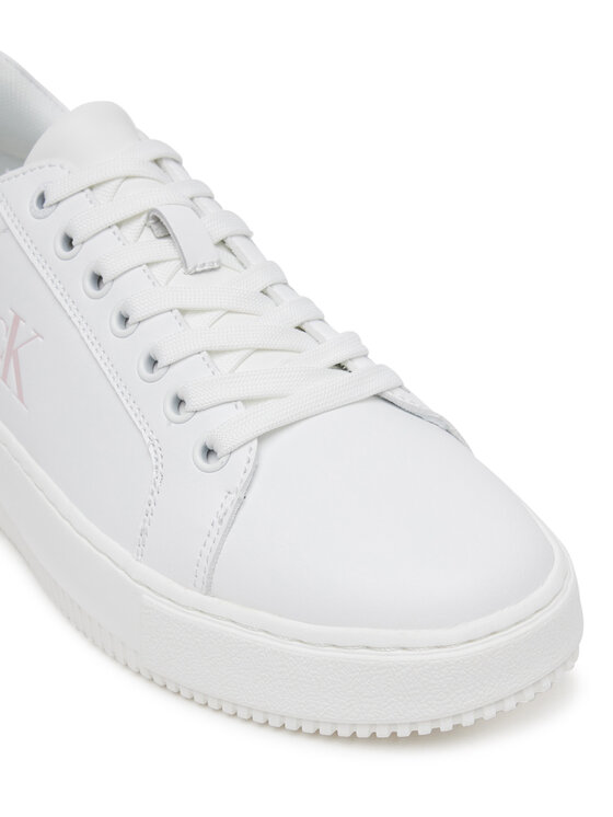 Calvin Klein Jeans Αθλητικά Calvin Klein Jeans Chunky Cupsole Ru Patch Lth Wn YW0YW01846 Λευκό