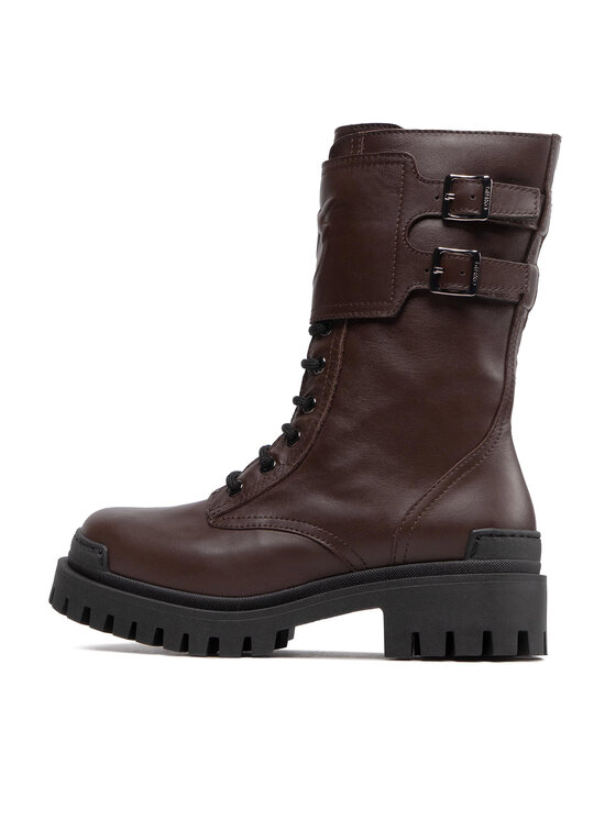 PINKO Pohodni čevlji Pinko Cumino Bootie 1H2135 A072 Rjava