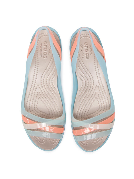 Crocs Sandale Crocs Isabella Huarache 2 Flat 2 204912 Albastru
