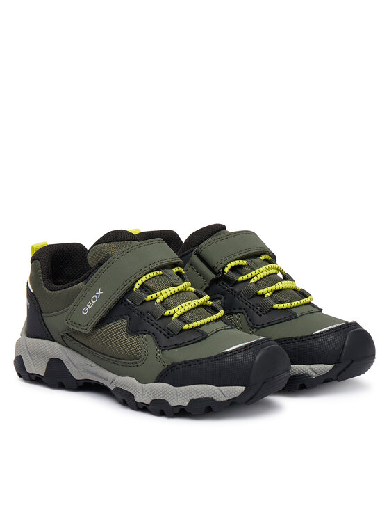 Geox Sneakersy Geox J Magnetar Boy B Abx J463ZB 050FU C0914 S Zielony ciemny