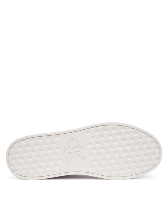 Calvin Klein Sneakersy Calvin Klein 3 Cupsole Derby Pu Smo HM0HM02458 Biały