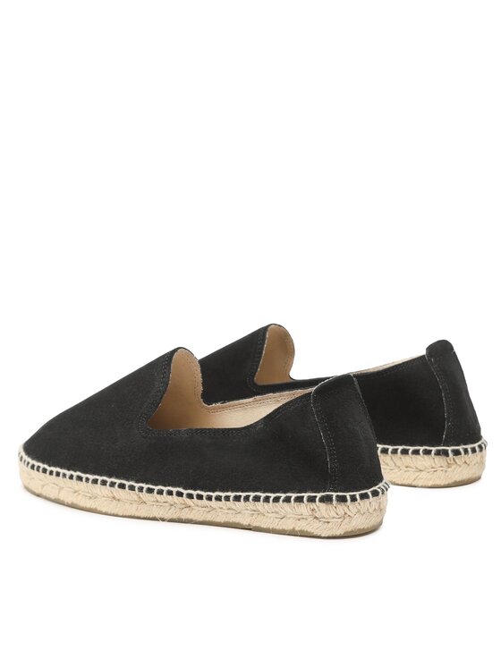 Manebi Еспадрильї Manebi Flat Espadrilles K 1.0 C0 Чорний