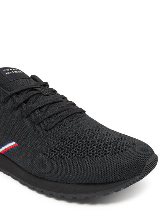 Tommy Hilfiger Sportcipők Tommy Hilfiger New Runner Eva Corpo Knit FM0FM05648 Fekete