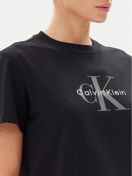 Calvin Klein Jeans Calvin Klein Jeans Majica Hero LV047B865G Črna Regular Fit