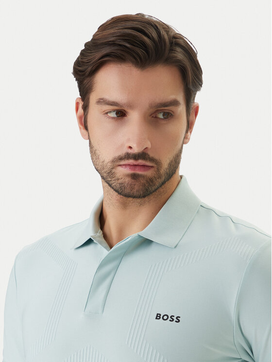 BOSS BOSS Polo Chip Hexa 50554561 Turquesa Regular Fit