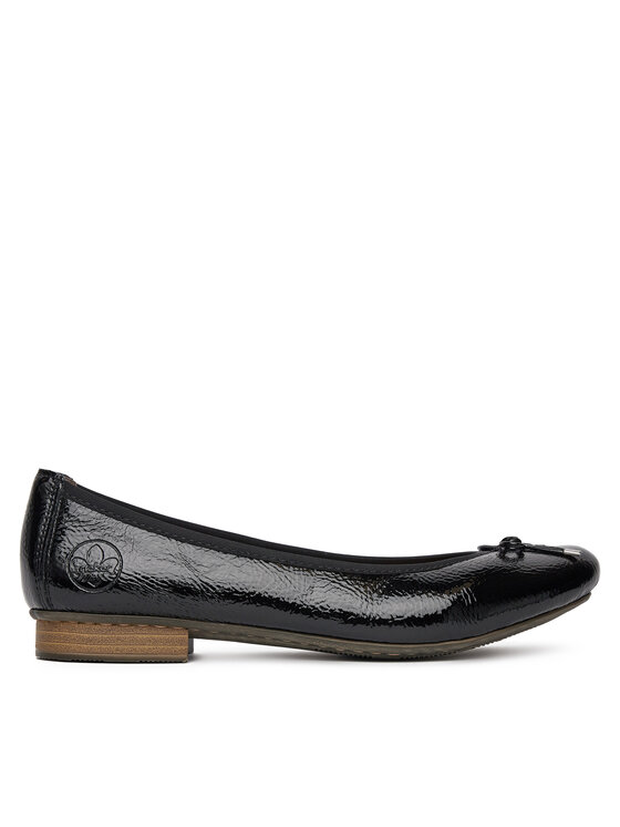 Baleriny Rieker 51950-00 Czarny