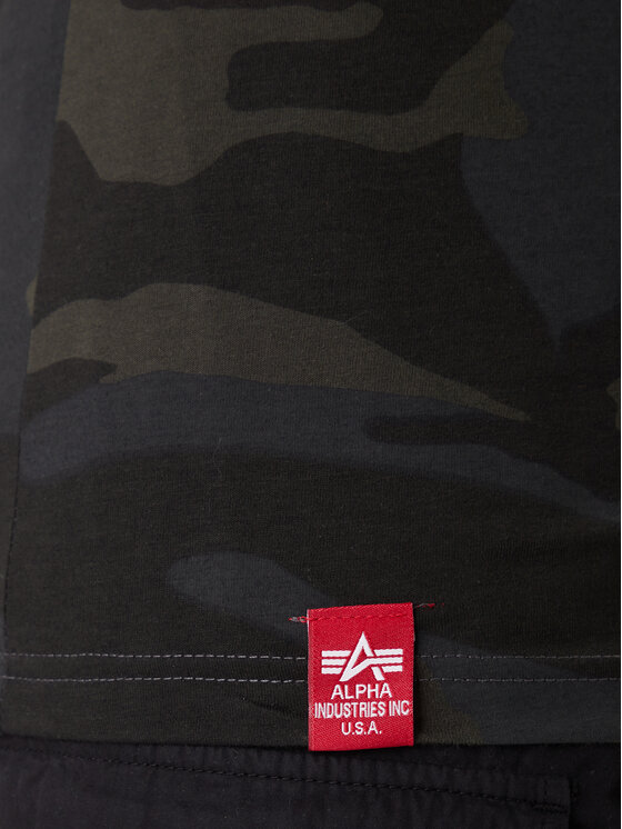 Alpha Industries Alpha Industries Майка Basci Camo 126566C Сірий Regular Fit