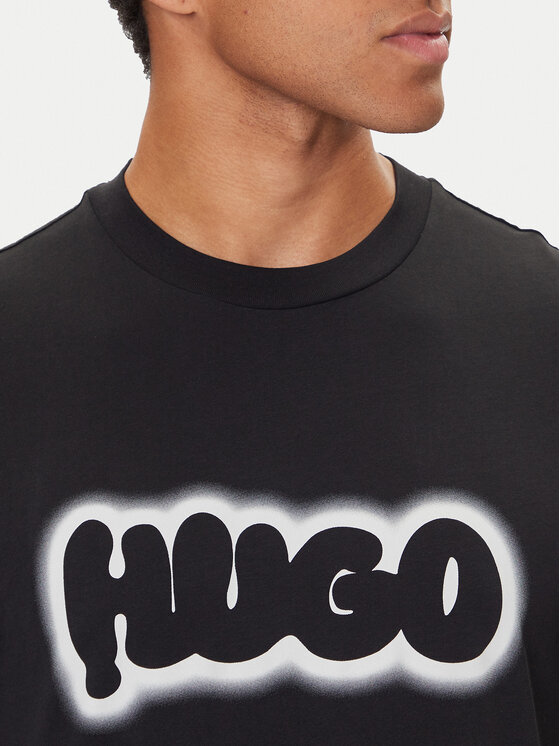 HUGO HUGO Camiseta Nulibax 50549155 Negro Regular Fit