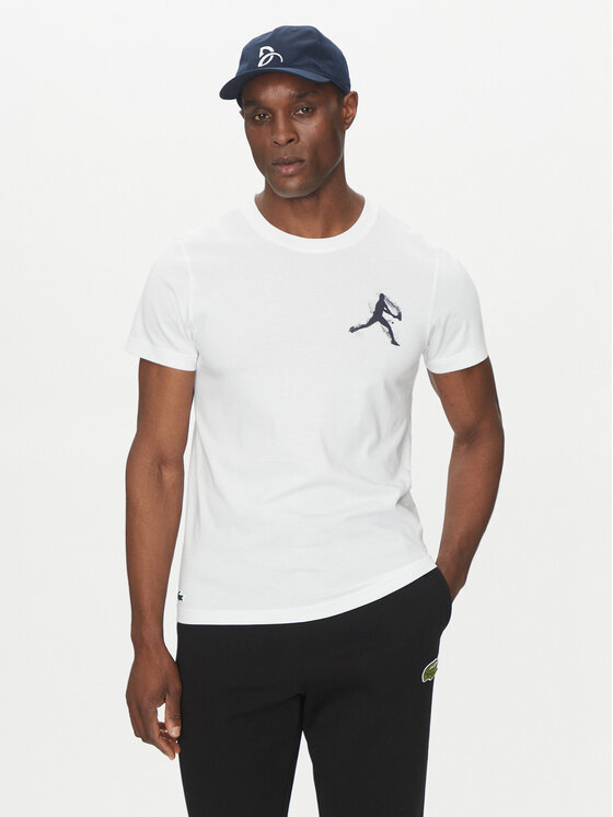 Lacoste Lacoste Комплект футболка і шапка TH1044 Білий Regular Fit