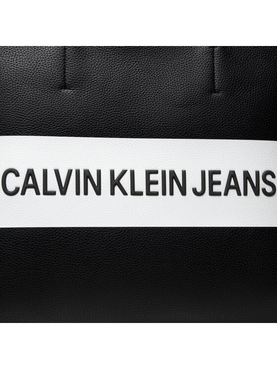 Calvin Klein Jeans Táska Calvin Klein Jeans Shopper K60K608563 Fekete