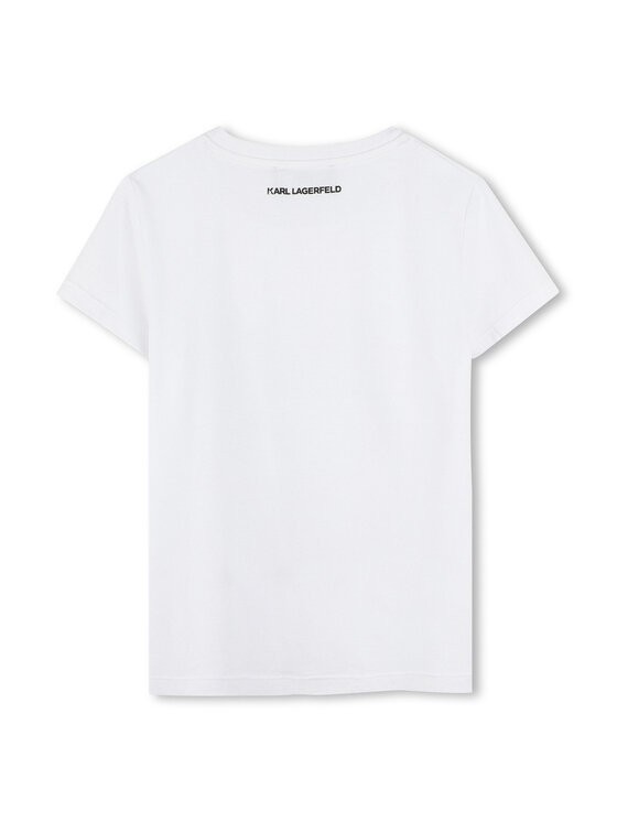 Karl Lagerfeld Kids Karl Lagerfeld Kids Футболка Z30494 S Білий Regular Fit