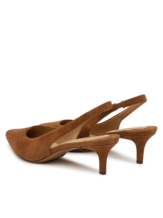 LAUREN RALPH LAUREN Czółenka LAUREN RALPH LAUREN Lolah II 802959263008 Brązowy
