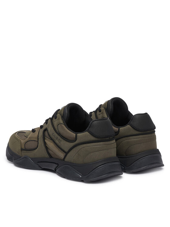 Guess Sneakersy Guess FMFCAR ELE12 Zielony
