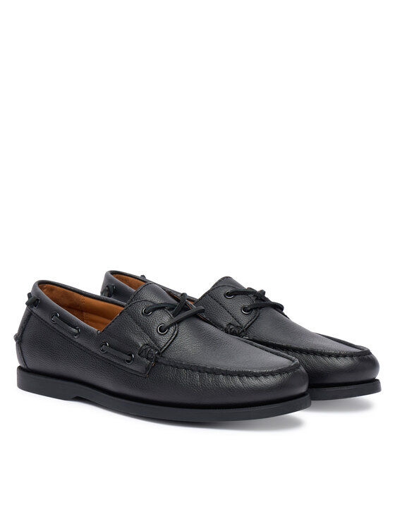 Polo Ralph Lauren Мокасини Polo Ralph Lauren Merton Boat Cs Bts 803P07643001 Чорний