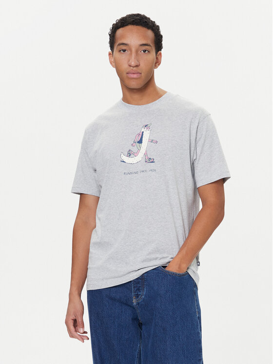 New Balance New Balance Camiseta MT53941 Gris Regular Fit