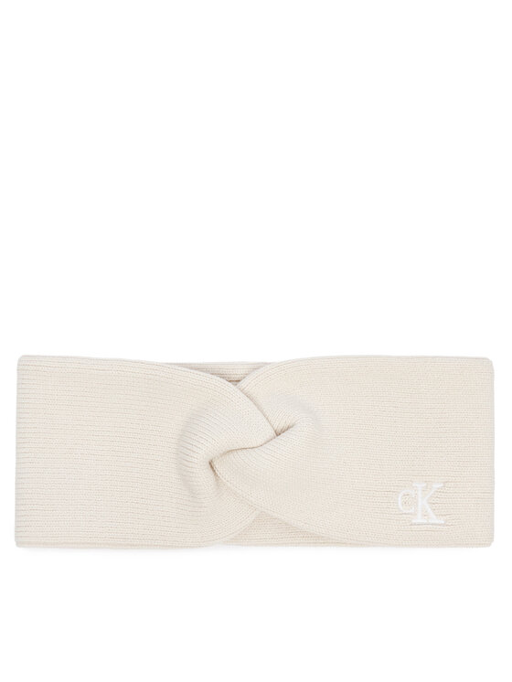 Calvin Klein Textilní čelenka Calvin Klein LV04F8019G Krémová