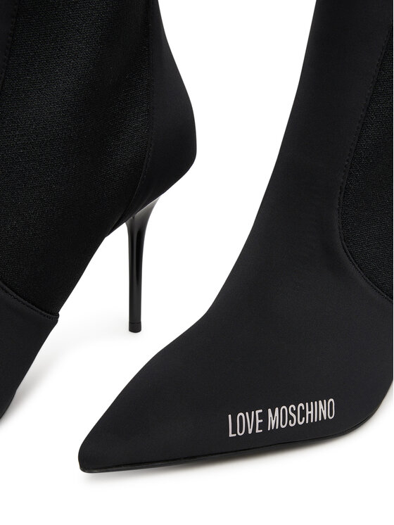 LOVE MOSCHINO Botki LOVE MOSCHINO JA21059G0NIM0000 Czarny