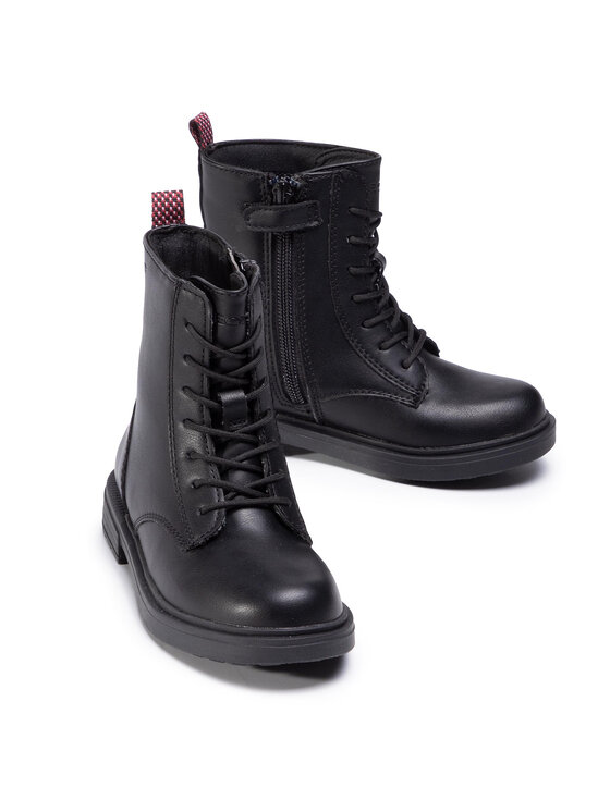 Geox Kozaki Geox J Eclair G. D J049QD 000BC C9999 S Czarny