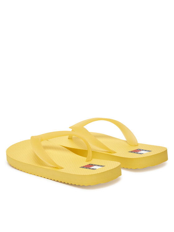Tommy Jeans Japanke Tommy Jeans Tjw Logo Flip Flop EN0EN02447 Žuta