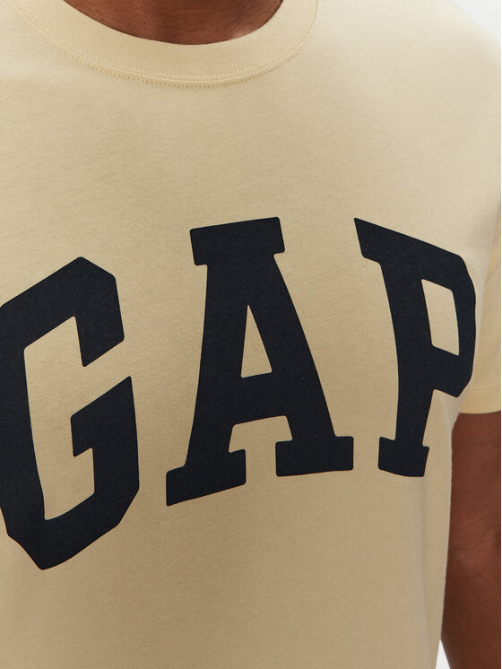 Gap Gap Majica 856659-26 Rumena Regular Fit