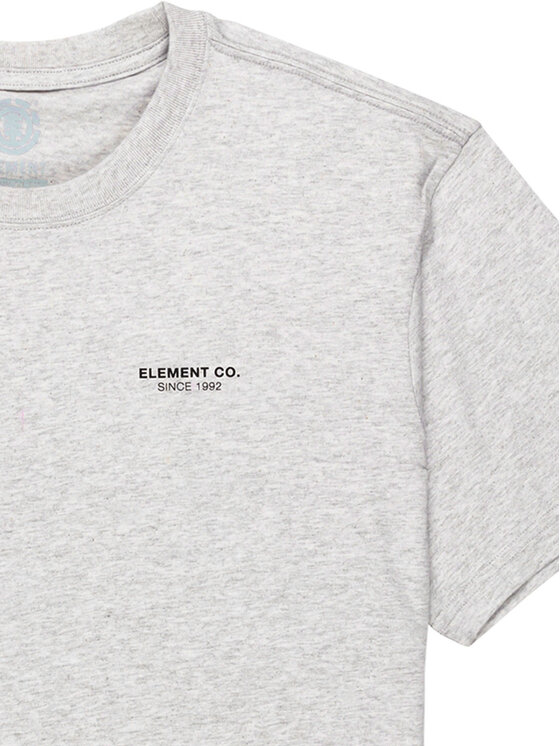 Element Element Camiseta Element Co ELYZT00603 Gris Regular Fit