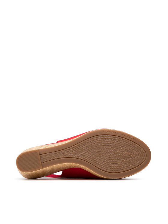 Tommy Hilfiger Espadrilles Tommy Hilfiger Iconic Elba Sling Back Wedge FW0FW04788 Sarkans