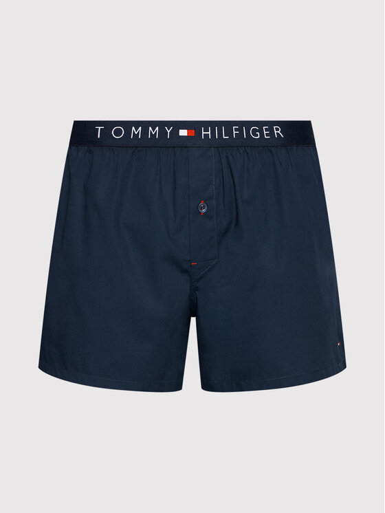 Tommy Hilfiger Tommy Hilfiger Calzoncillos Cotton Woven Boxer Icon 1U87905489 Azul marino