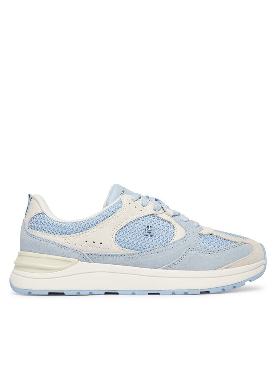 Tommy Hilfiger Superge Tommy Hilfiger Th Mix Material Runner FW0FW09306 Modra