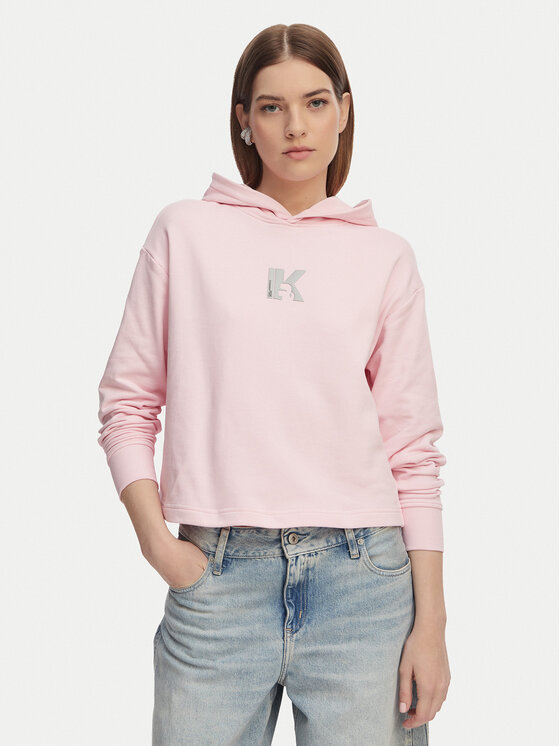 Karl Lagerfeld Jeans Karl Lagerfeld Jeans Sudadera B2W20037 Rosa claro Regular Fit