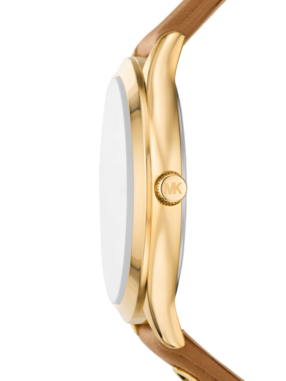Michael Kors Годинник Michael Kors Slim Runway MK7543 Коричневий