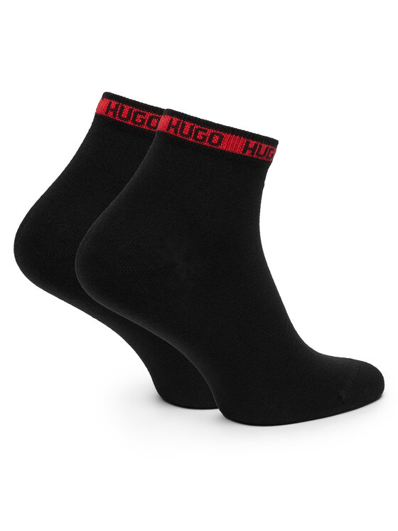 HUGO Șosete scurte HUGO 50516390 Negru