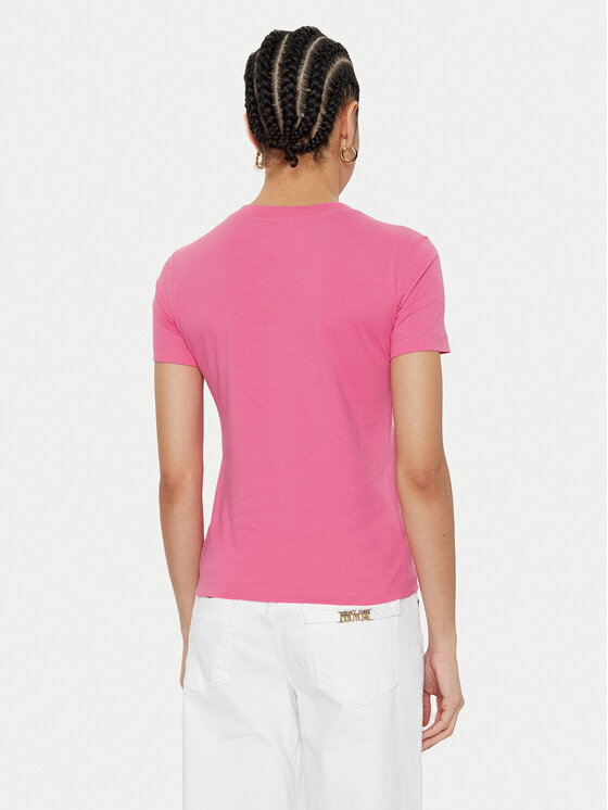 Versace Jeans Couture Versace Jeans Couture Футболка 78HAHT01 Рожевий Regular Fit