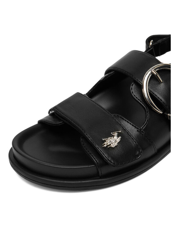 U.S. Polo Assn. Босоніжки U.S. Polo Assn. EO-EDITH001W/6Y1 Чорний