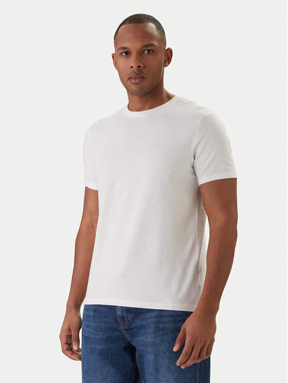 Calvin Klein Calvin Klein Camiseta LV04LC240G Blanco Slim Fit