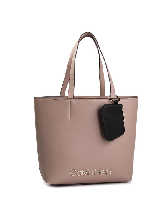 Calvin Klein Дамска чанта Calvin Klein Ck Must Med Shopper K60K605481 Розов